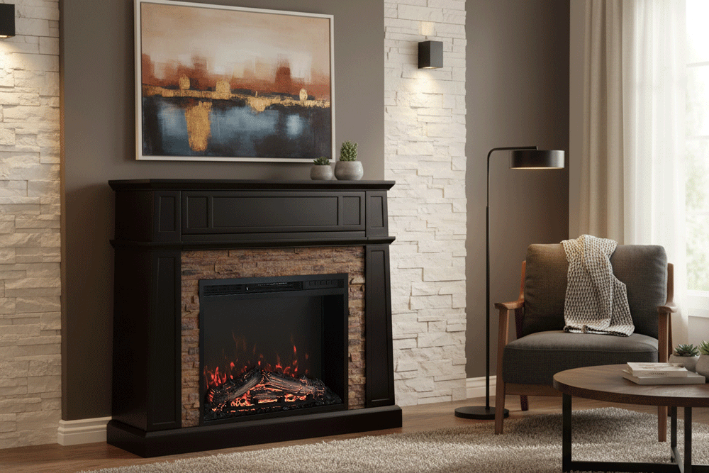 23インチ電気暖炉クレストウィック