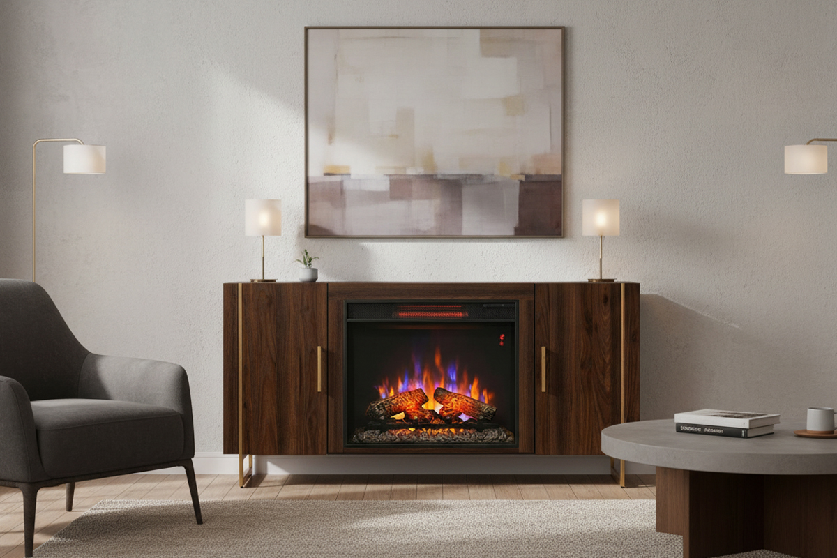 23インチ電気暖炉ダシュトン