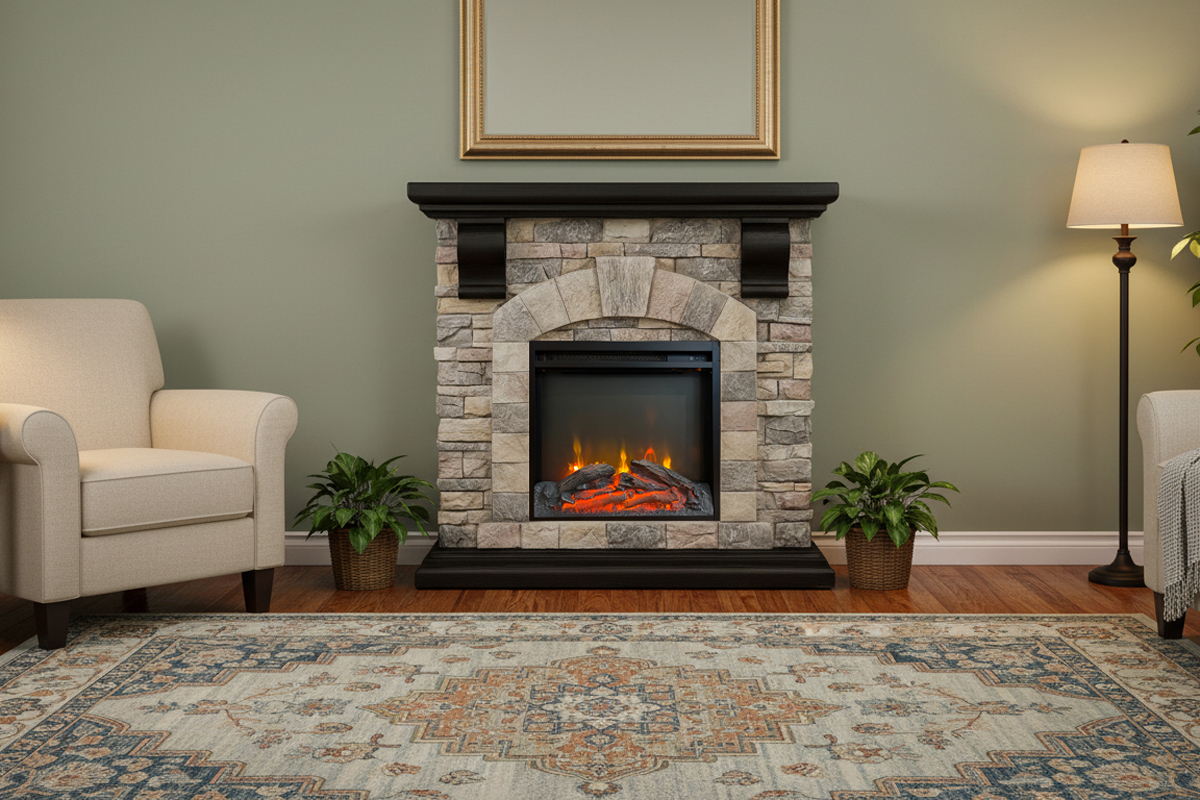 18インチ電気暖炉パイオニアⅡ