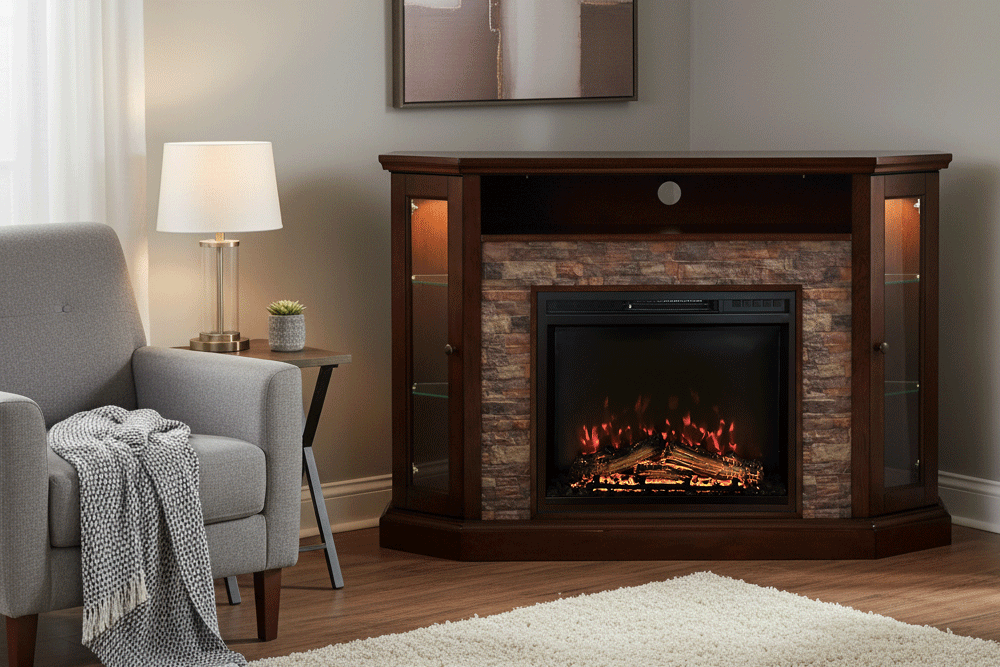 23インチ電気暖炉レデン