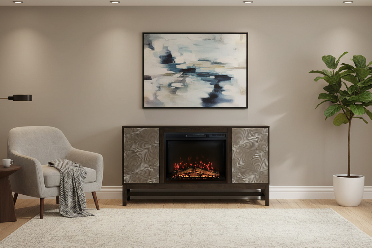 23インチ電気暖炉ラニントン